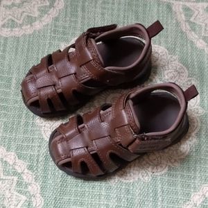 Carter's brown fisherman sandals 6